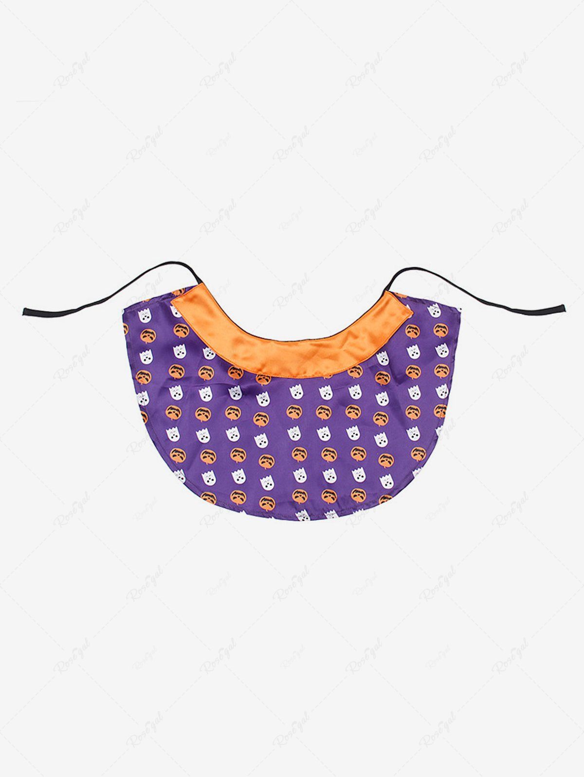 Halloween Costume Pumpkin Ghost Print Cape Cloaks Dog and Owner Matching Outfits