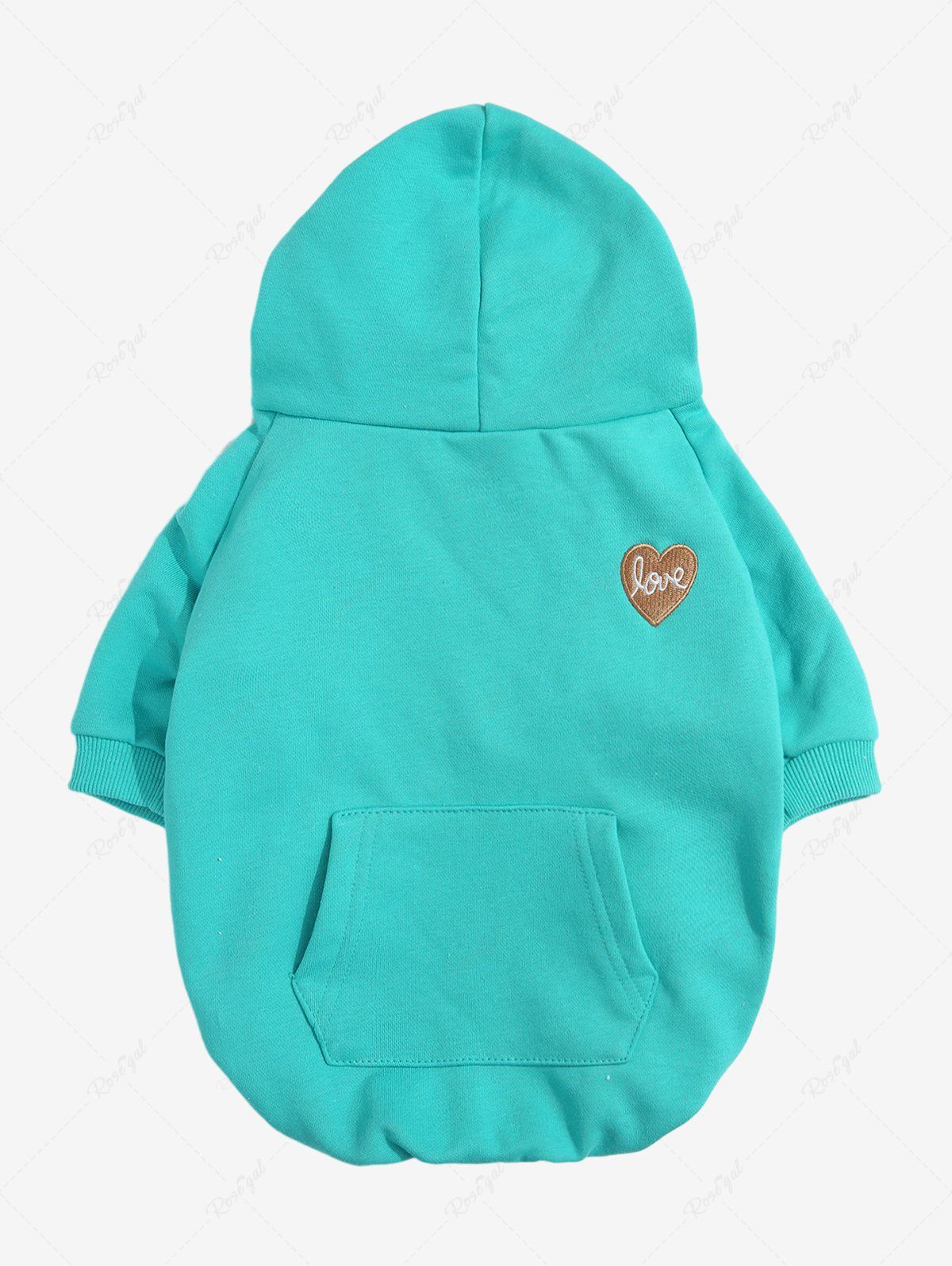 Sweat à capuche avec poche et appliqués Pet's Heart Love