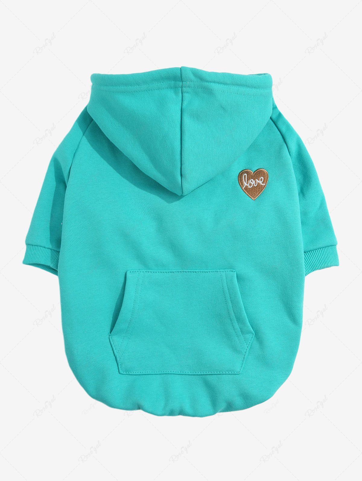 Sweat à capuche avec poche et appliqués Pet's Heart Love