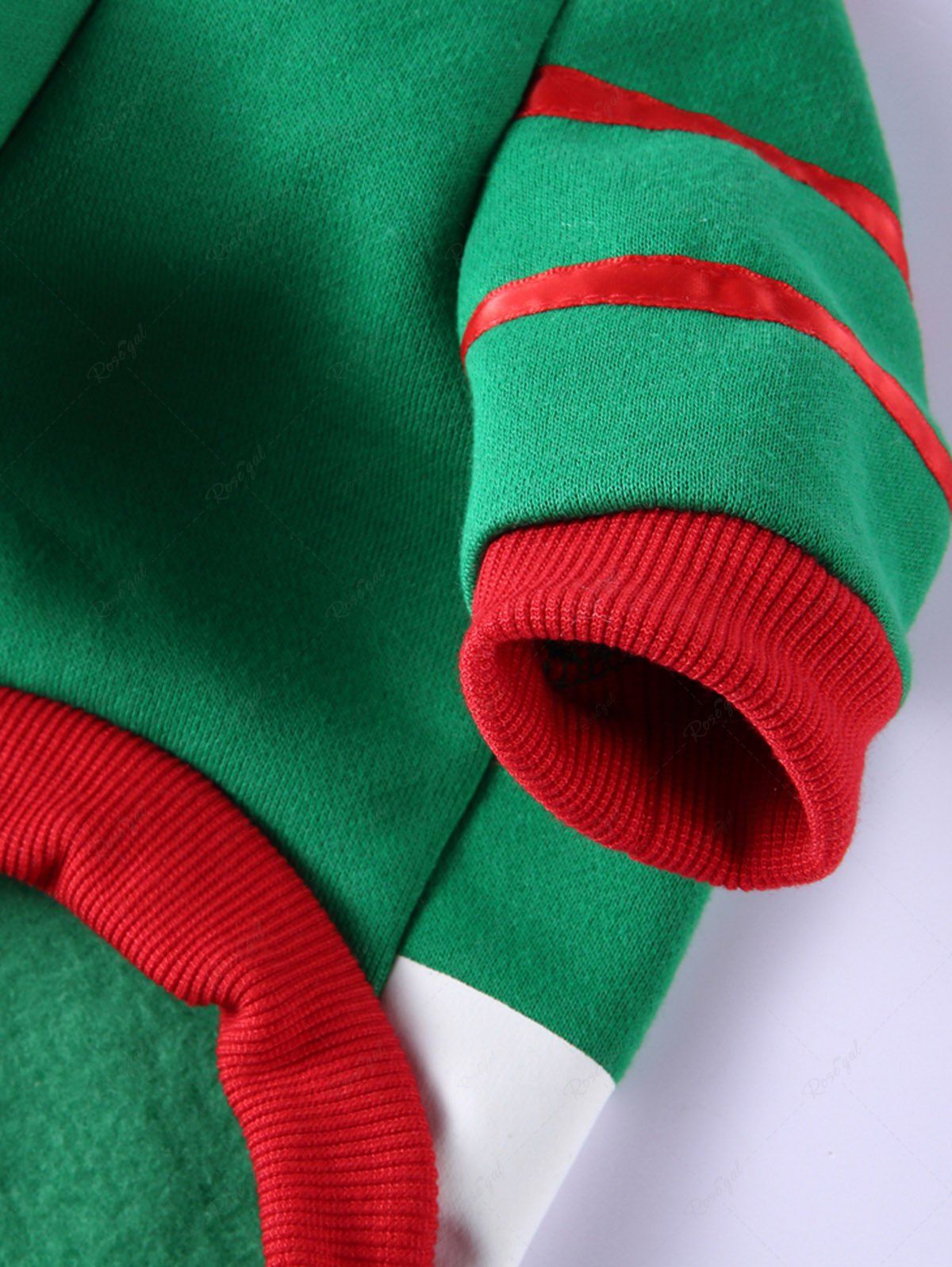 Pet's Christmas Stocking Snowman Colorblock Love Letters Printed T-shirt