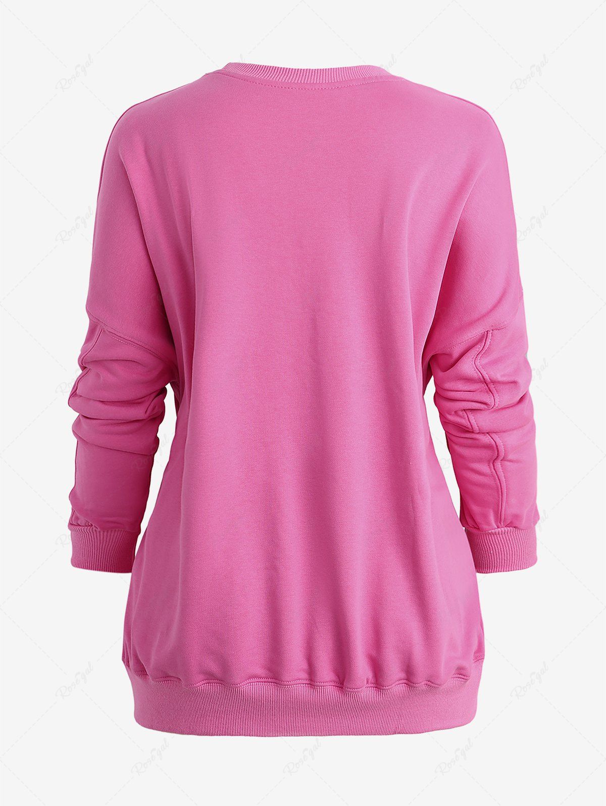 Sweat-shirt brodé en jacquard avec lettres de couleur unie, tenues assorties pour chien et propriétaire
