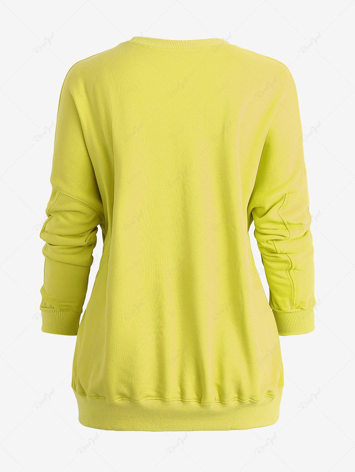 Sweat-shirt brodé en jacquard avec lettres de couleur unie, tenues assorties pour chien et propriétaire