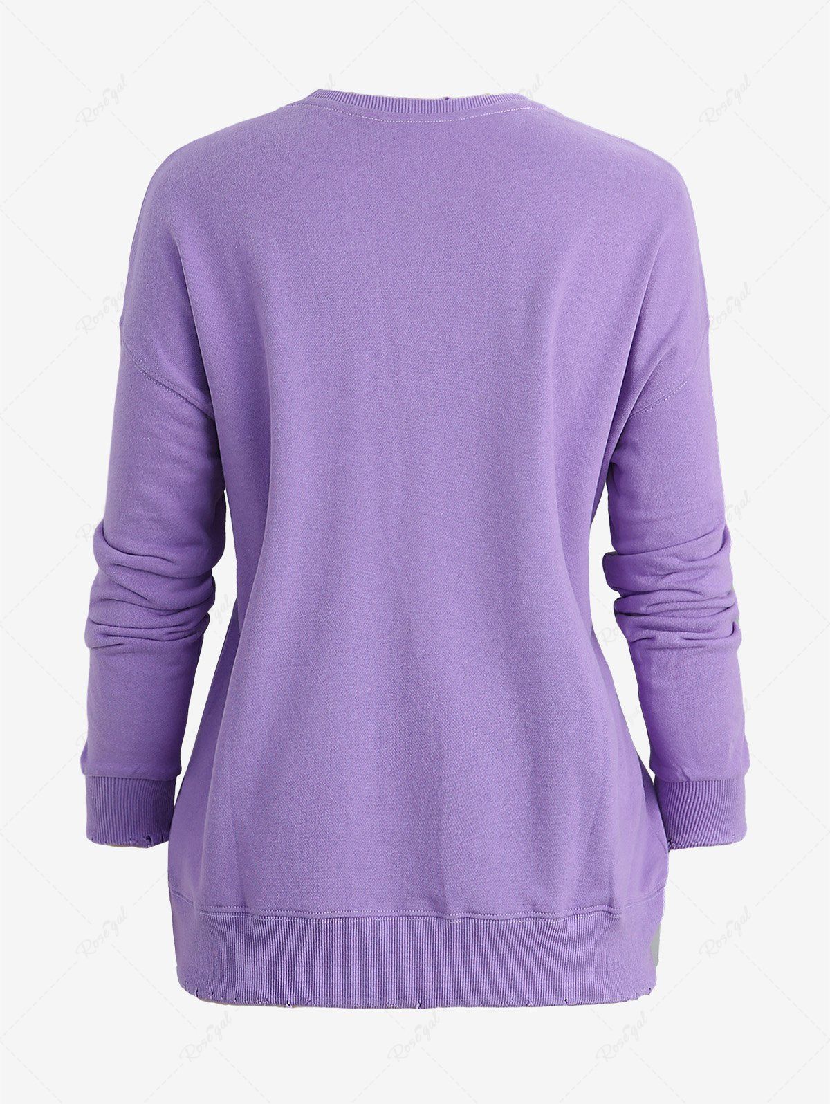 Sweat-shirt à imprimé graphique géométrique avec lettres, tenues assorties pour chien et propriétaire