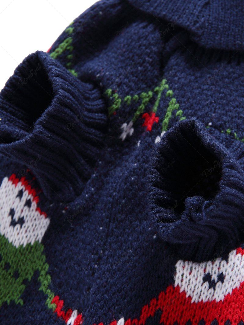 Pet's Ugly Funny Christmas Santa Claus Printed Sweater