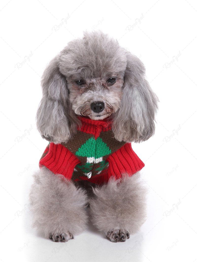 Christmas Snowflake Ugly Funny Elk Print Cardigan and Sweater Dog and Owner Matching Outfits