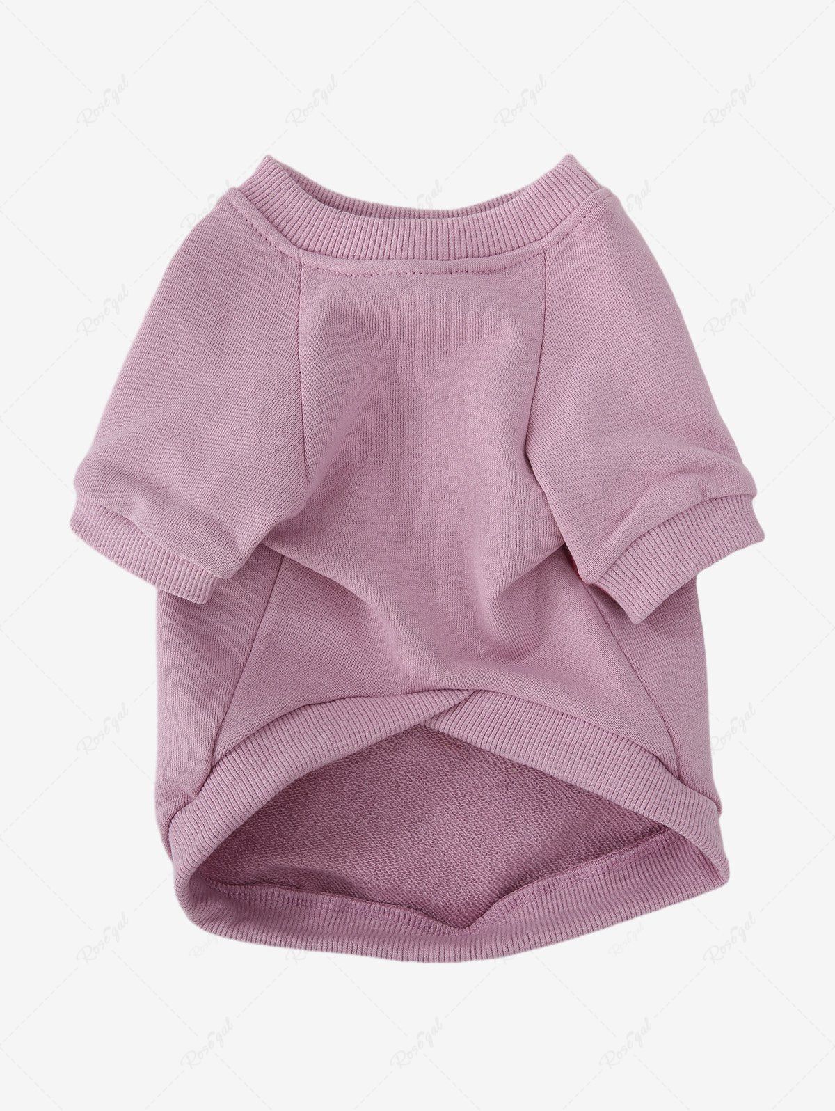 Sweat-shirt imprimé graphique géométrique avec lettres de fromage Tenues assorties pour chien et propriétaire