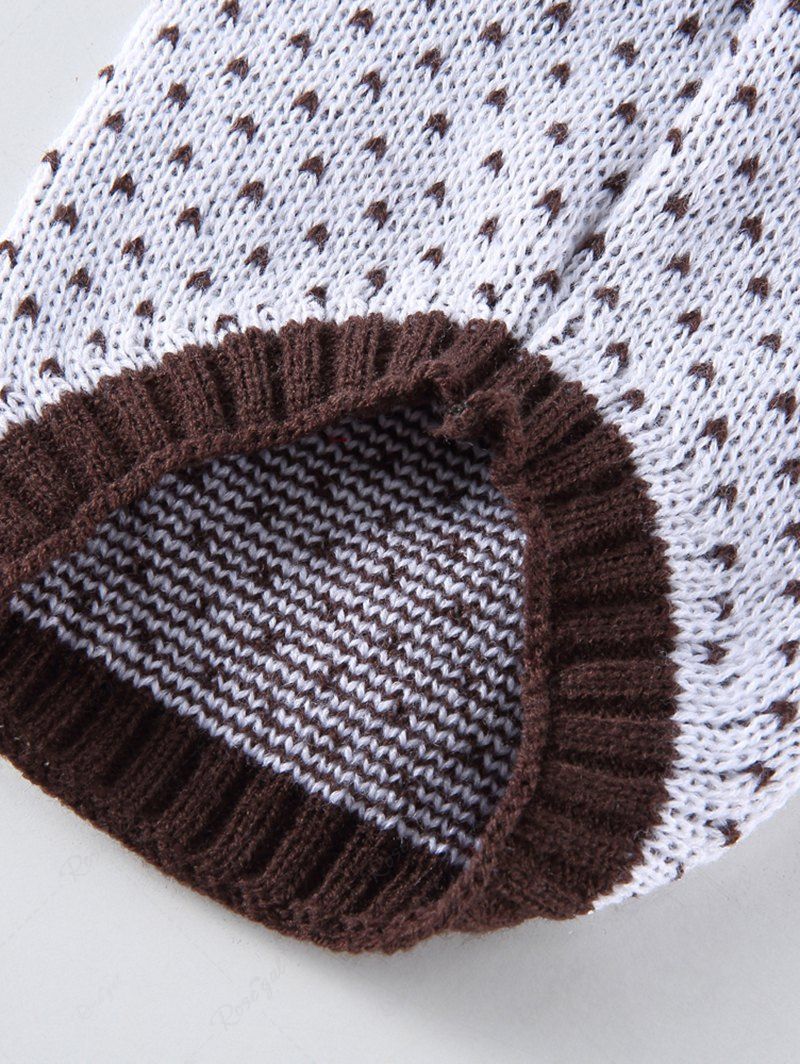 Pet's Bone Dots Printed Sweater