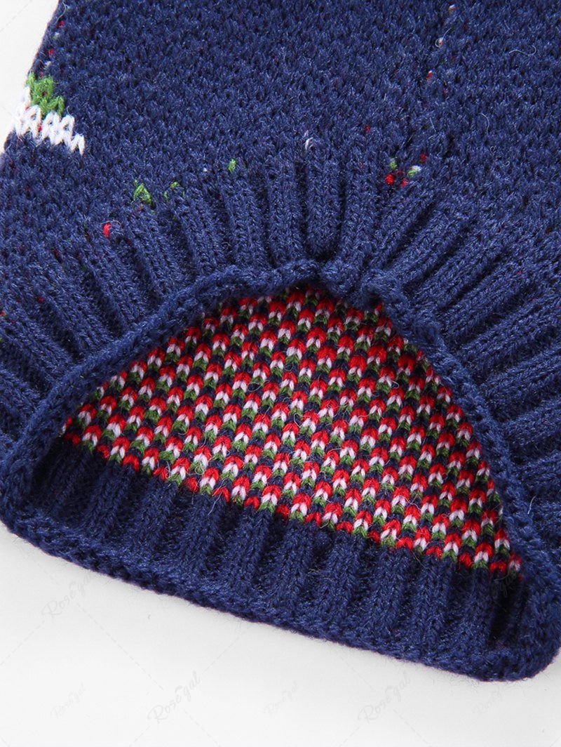 Pet's Ugly Funny Christmas Tree Printed Sweater