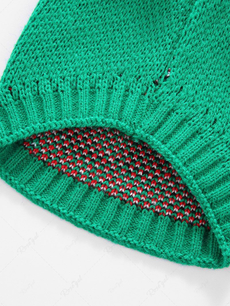 Pet's Christmas Santa Claus Printed Sweater