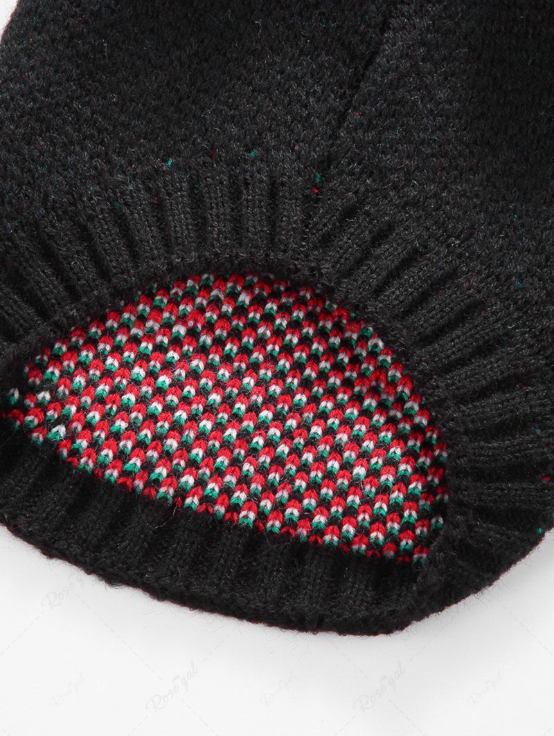 Pet's Christmas Skull Santa Claus Candy Printed Sweater