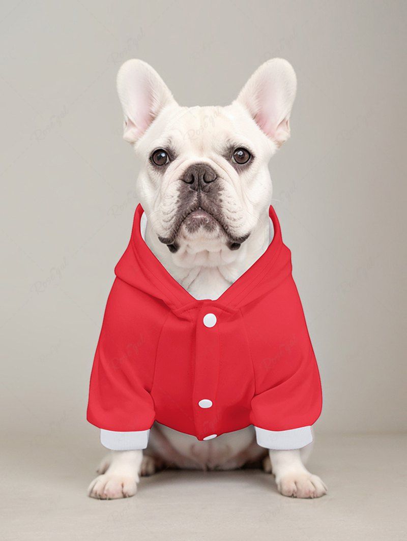 Sweat à capuche imprimé ceinture Père Noël de Pet's Christmas