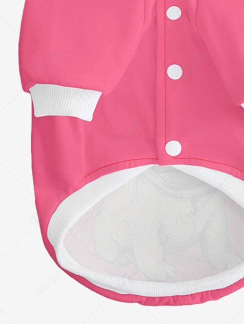 Sweat à capuche imprimé nœud papillon pour chien de compagnie