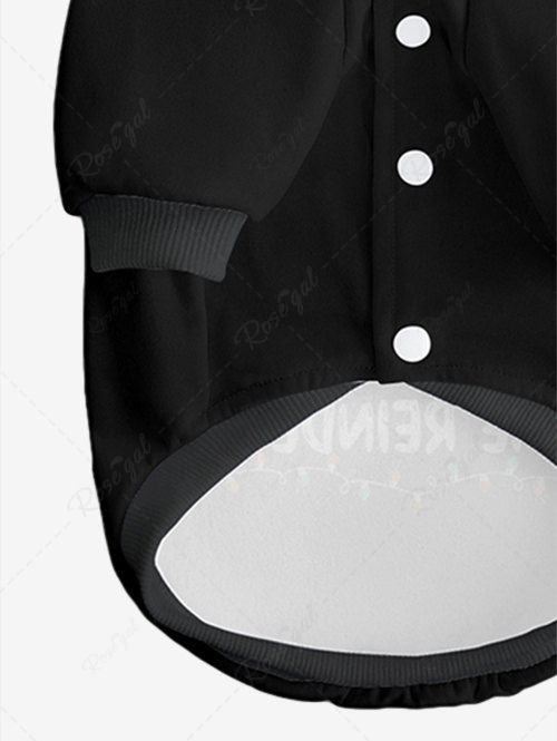 Christmas Hat Light Candy Holy Fruit Letters Printed Hoodies Dog and Owner Matching Outfits