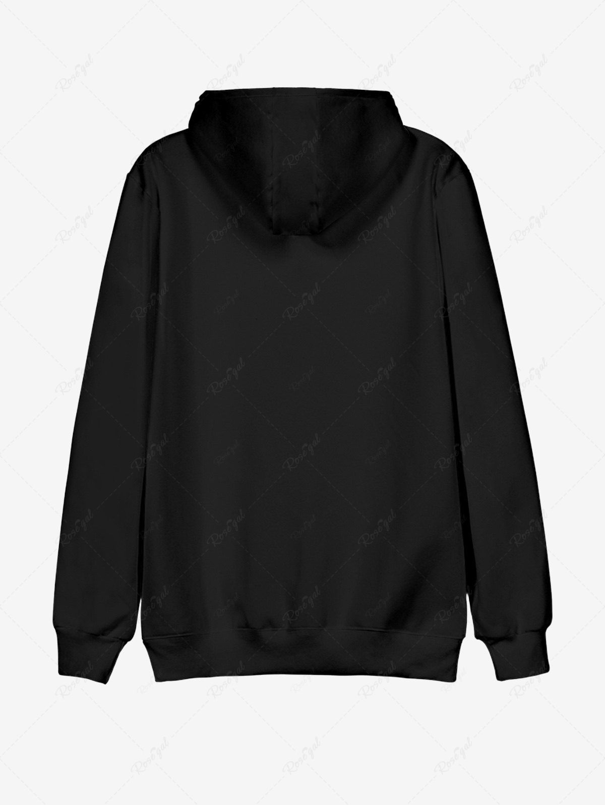 Sweat à capuche à imprimé os et tapis rayé Tenues assorties pour chien et propriétaire