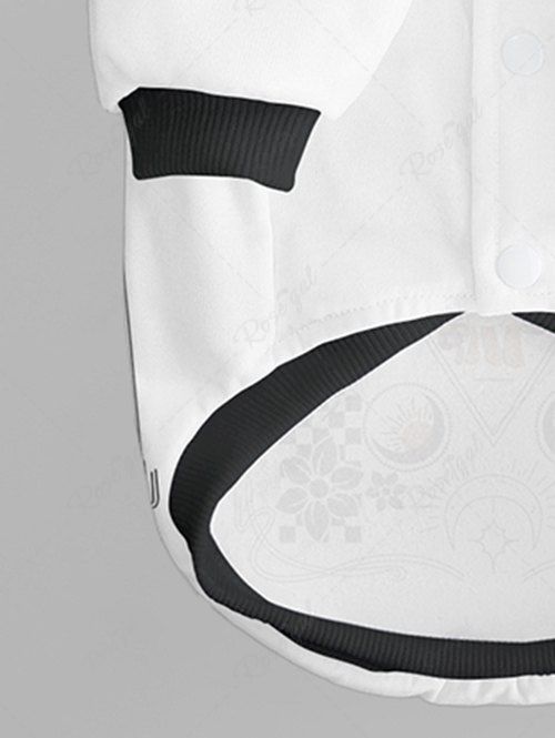 Pet's Fashion Style Floral Plaid Snake Sun Moon Flower Mushroom Printed Button Hoodie