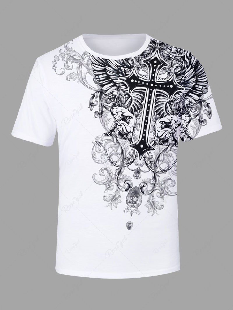T-shirt à capuche imprimé motif floral croisé Tenues assorties pour chien et propriétaire