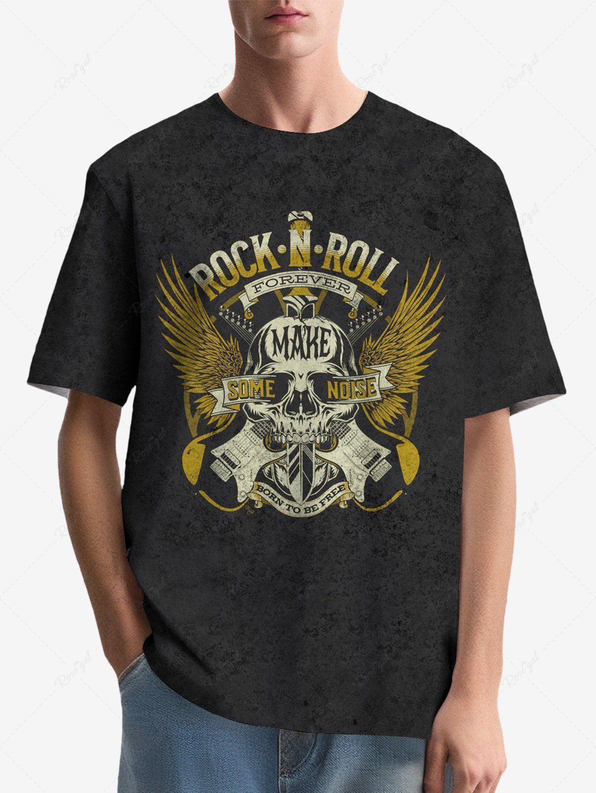 T-shirt à capuche imprimé avec lettres et ailes de crâne, tenues assorties pour chien et propriétaire