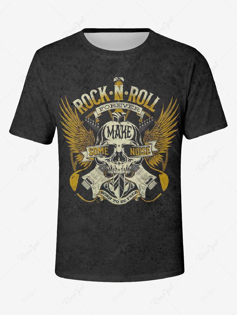T-shirt à capuche imprimé avec lettres et ailes de crâne, tenues assorties pour chien et propriétaire