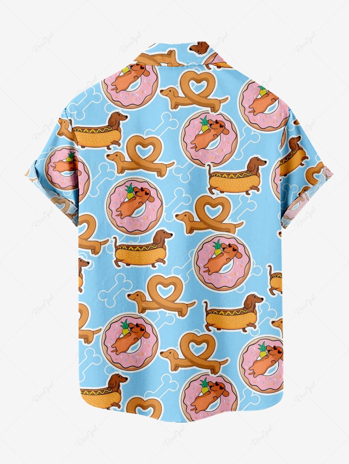 T-shirt imprimé Donut Bone Tenues assorties pour chien et propriétaire