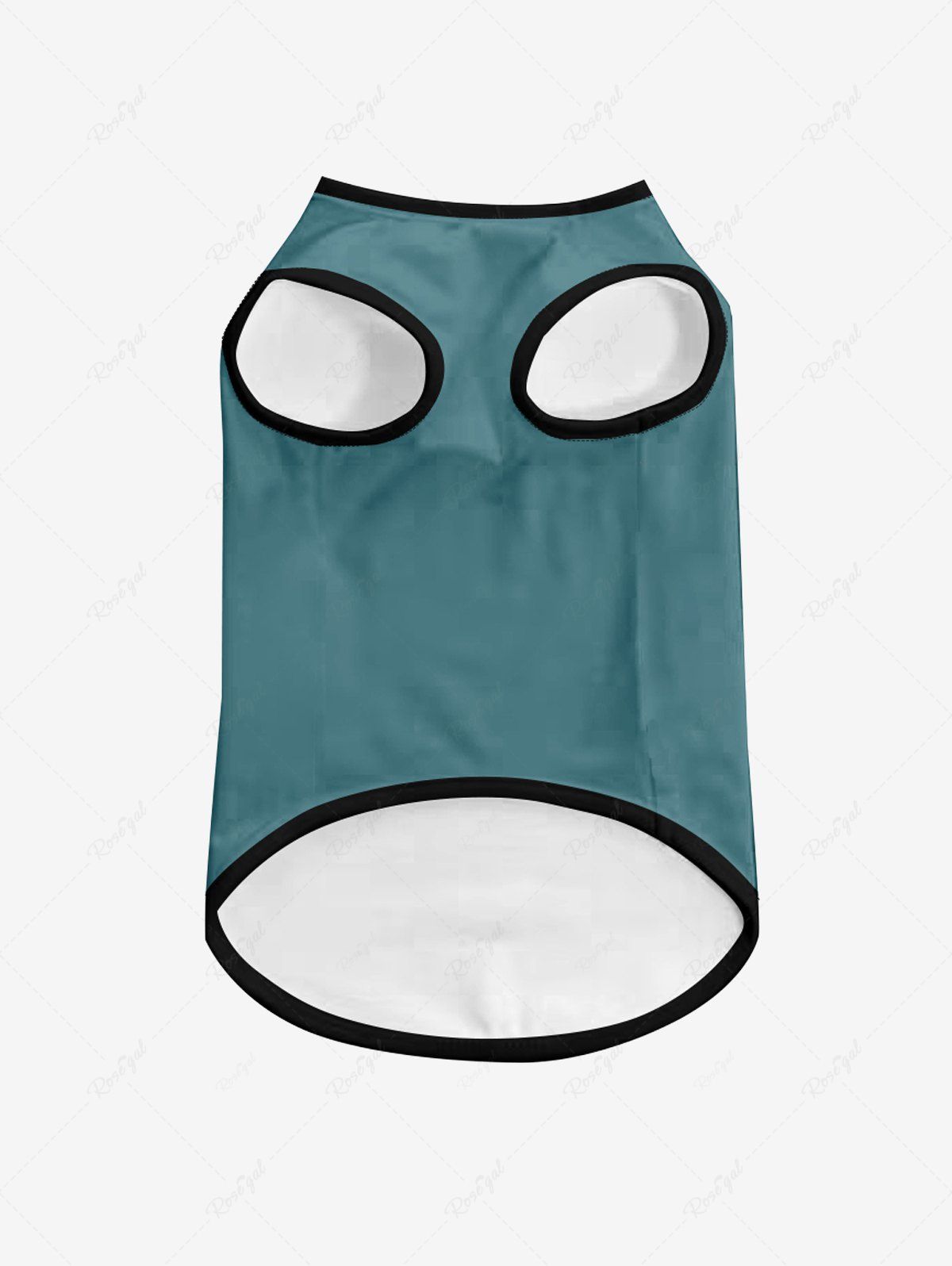 Pet's Skull Skeleton Floral Sea Wave Printed Hawaii Tank Top