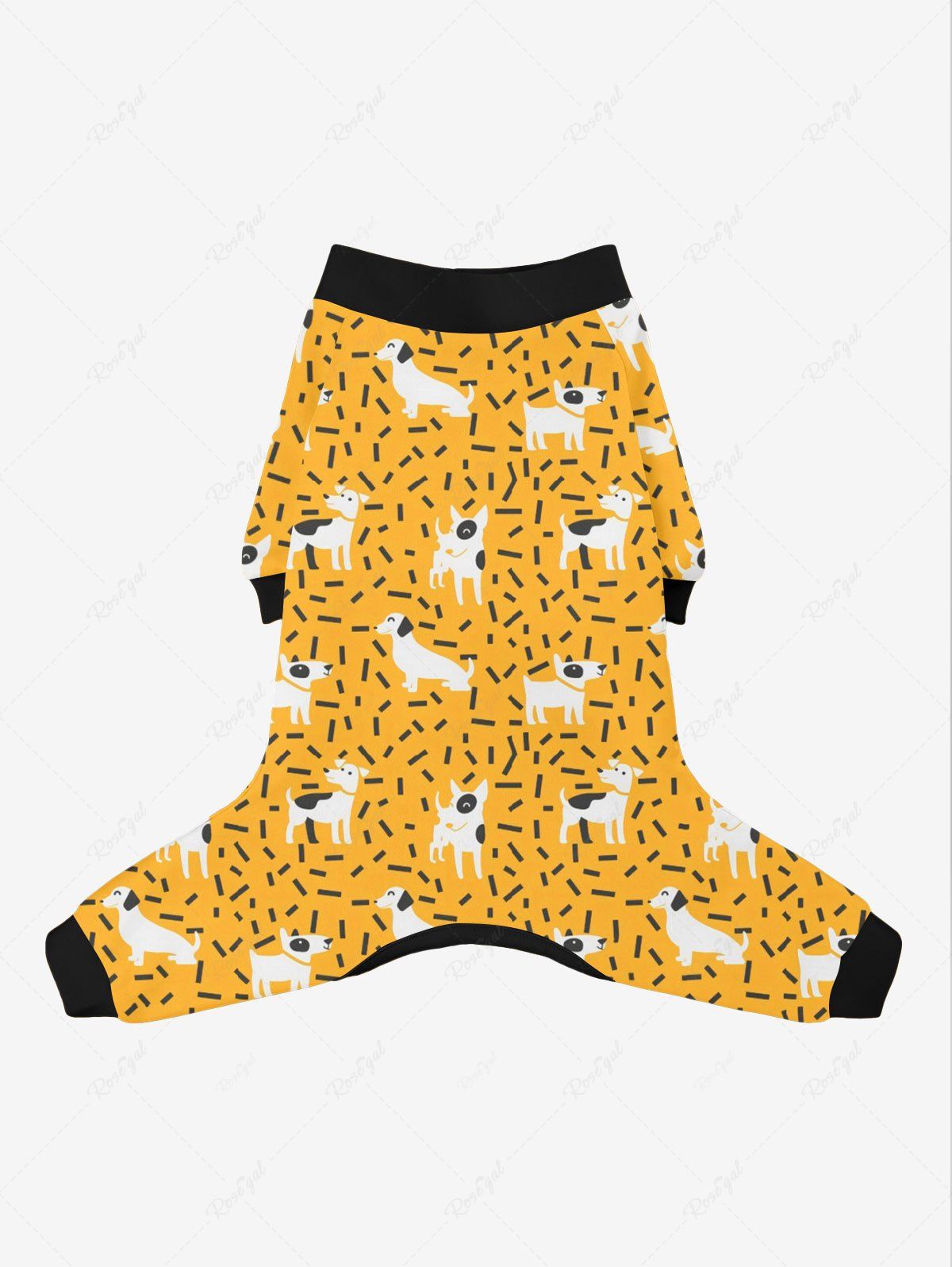 Pet's Dog Spotted Printed Hawaii Button Pajama