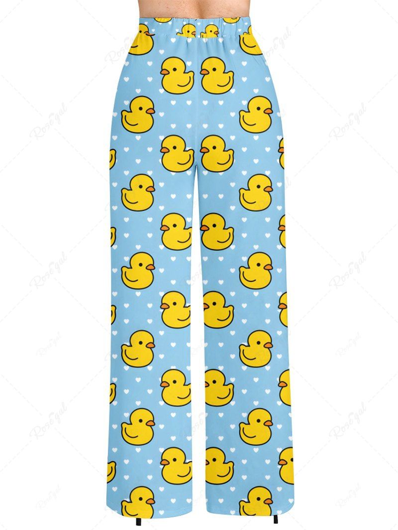 Ducks Dots Print Pants Pajama Dog And Owner Matching Outfits