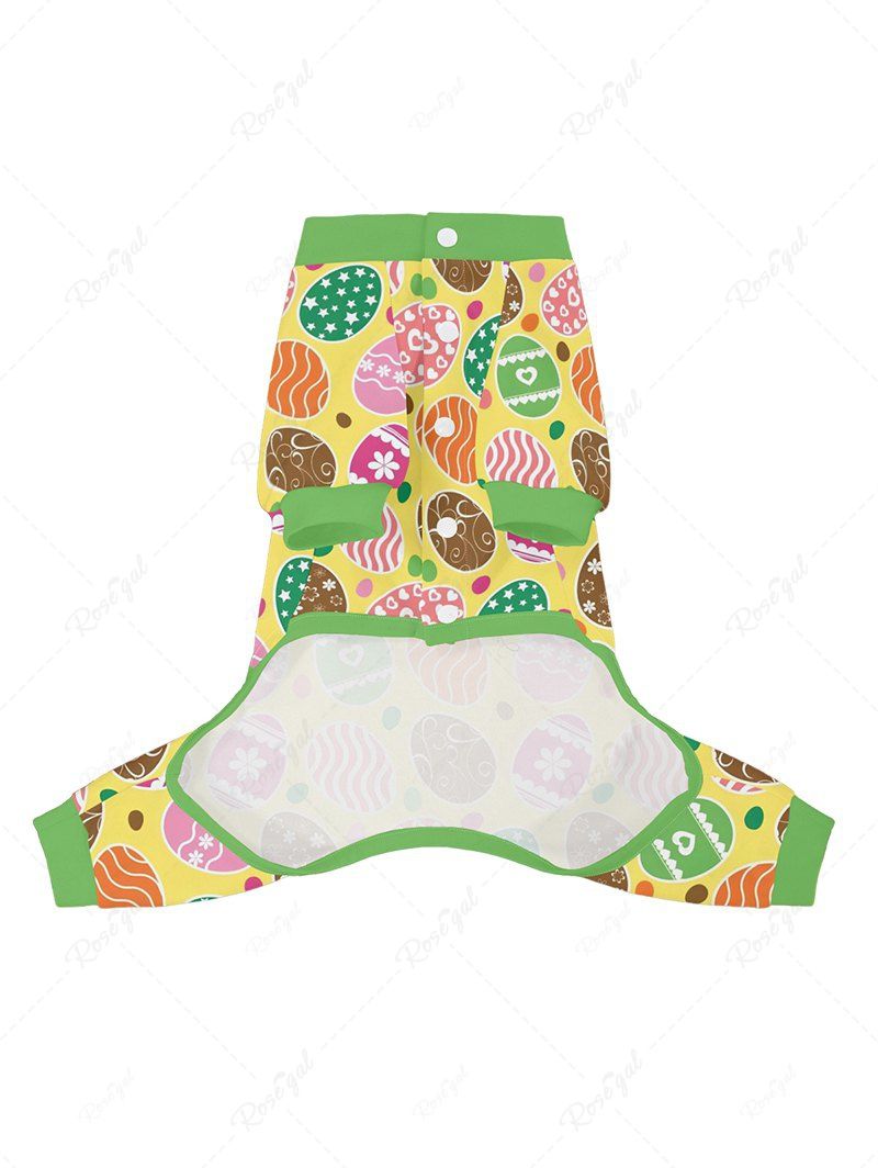 Pyjama et pantalon imprimés œufs de Pâques Tenues assorties pour chien et propriétaire