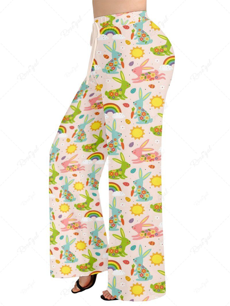 Pyjama imprimé lapin de Pâques, soleil, carotte, arc-en-ciel, tenues assorties pour chien et propriétaire