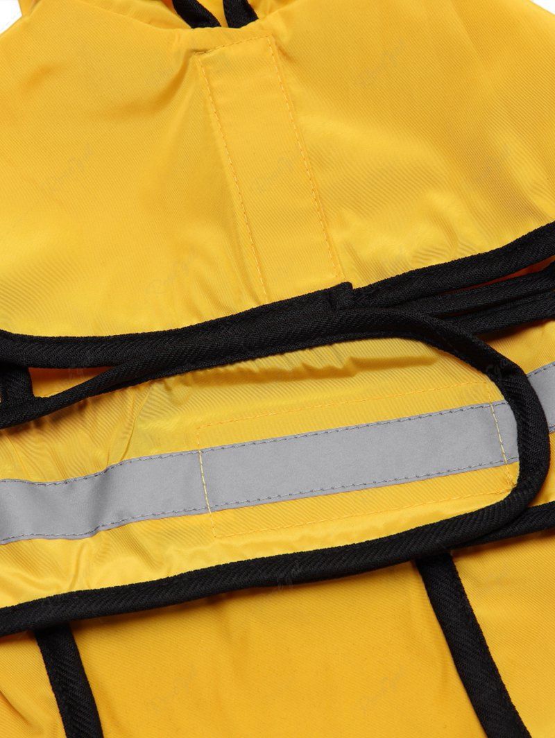 Pet's Reflective Strips Hooded Raincoat