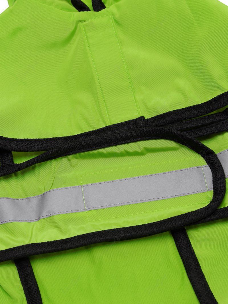 Pet's Reflective Strips Hooded Raincoat