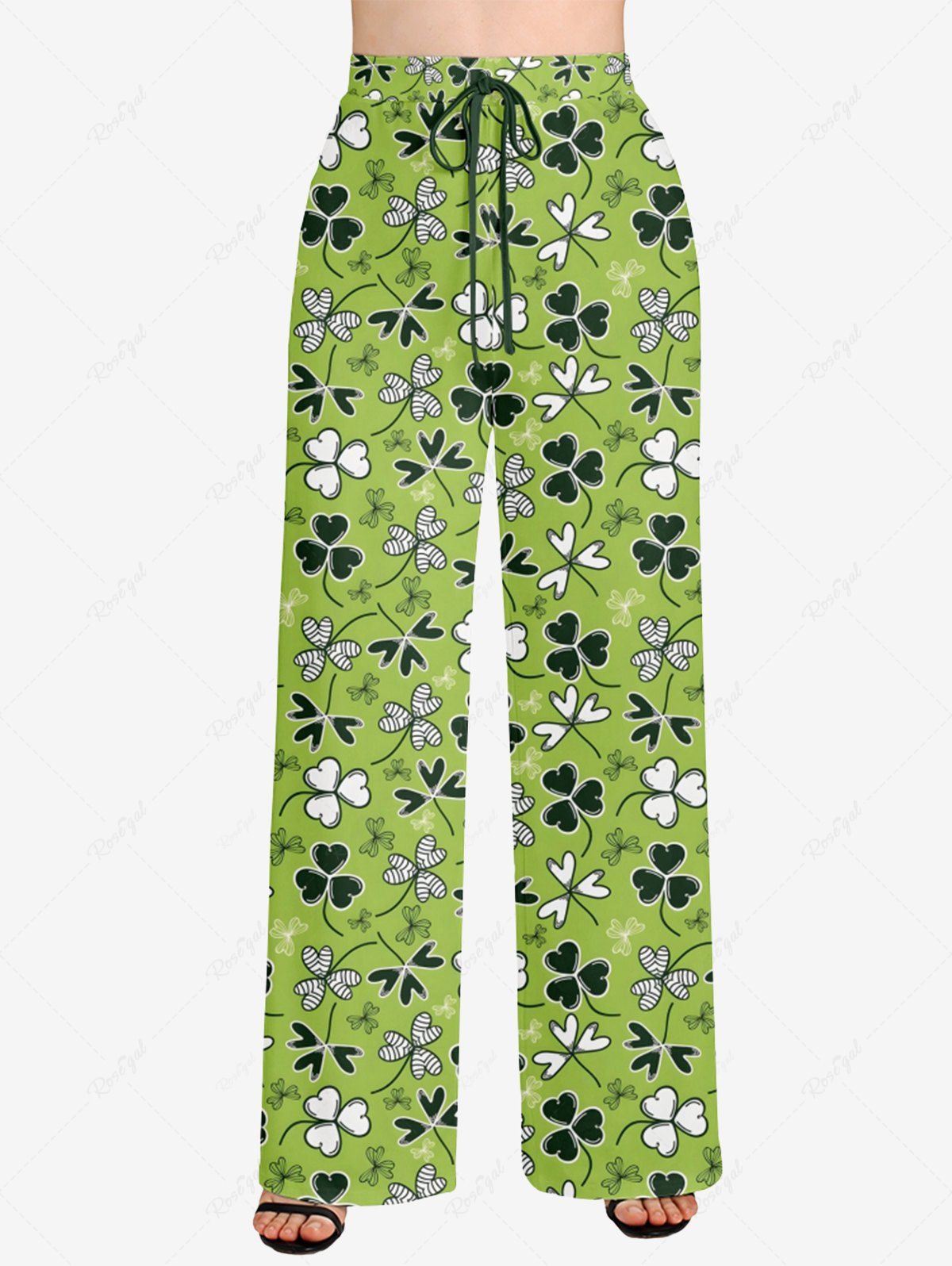 Pyjama imprimé feuilles pour chien et propriétaire, tenues assorties pour la Saint-Patrick
