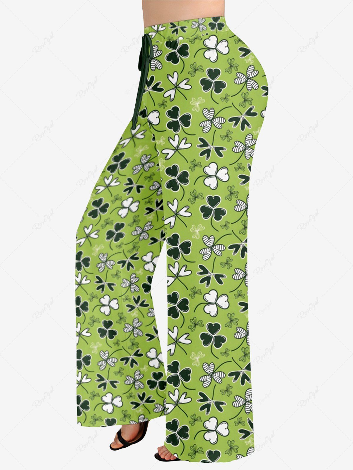 Pyjama imprimé feuilles pour chien et propriétaire, tenues assorties pour la Saint-Patrick