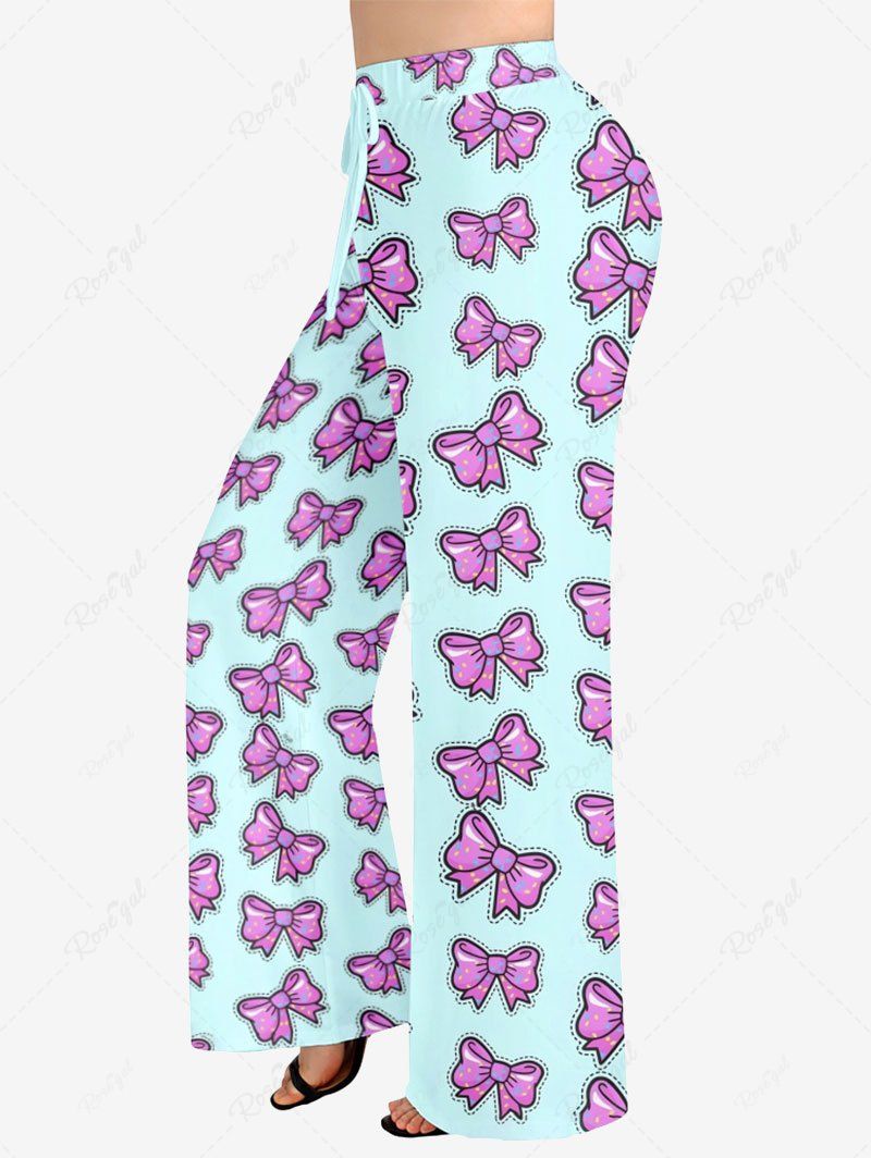 Pantalon de pyjama à imprimé nœud papillon Tenues assorties pour chien et propriétaire