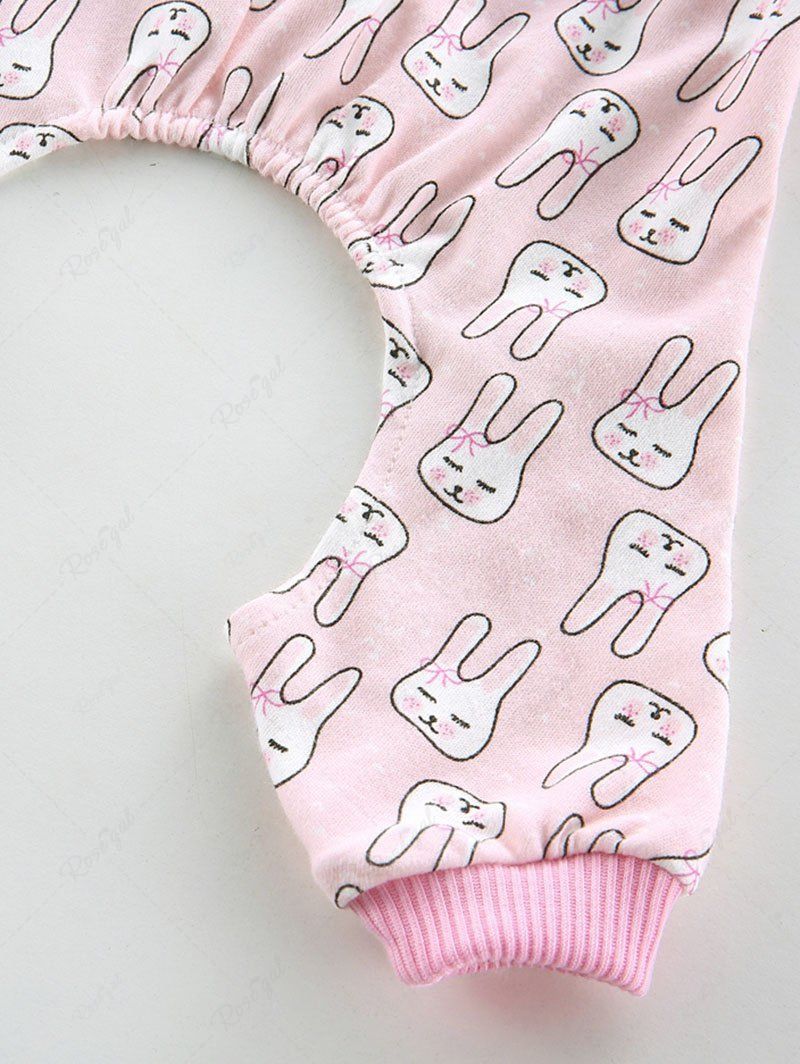 Pyjama imprimé lapin pour animaux de compagnie