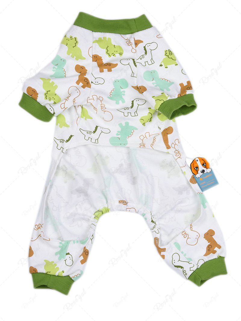 Pet's Dinosaur Printed Pajama