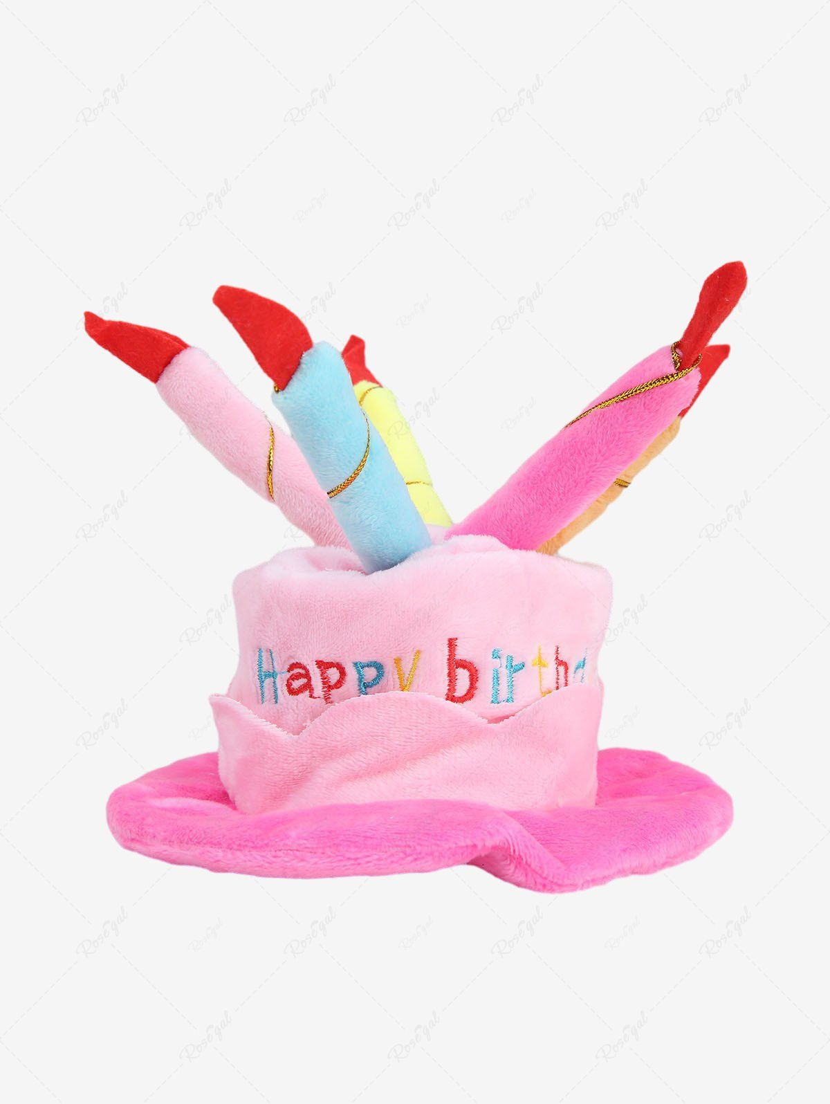 Pet's Birthday Cake Candles Costume Hat