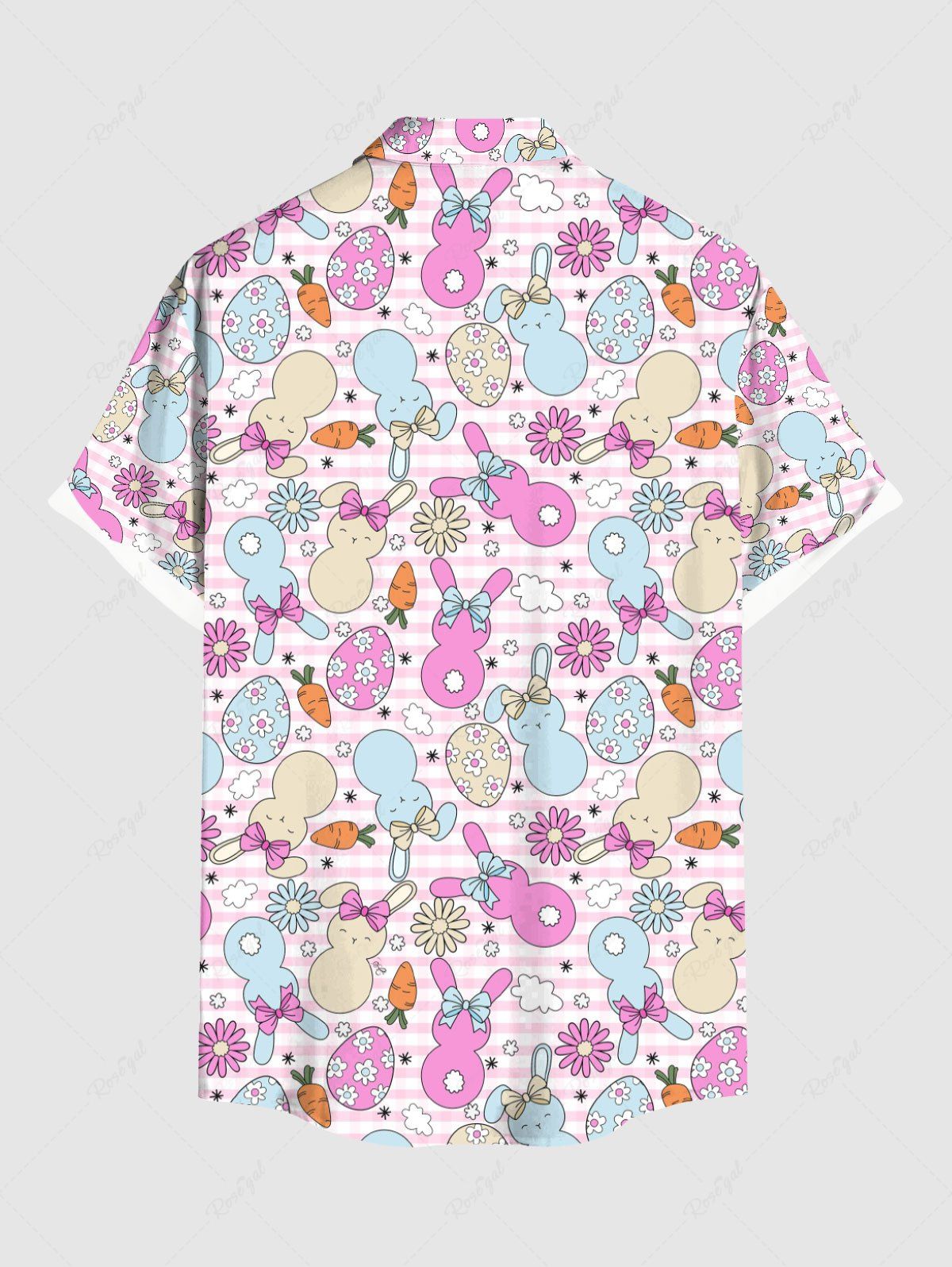 Easter Egg Rabbit Carrot Print Shirt Pajama Dog And Owner Matching Outfits