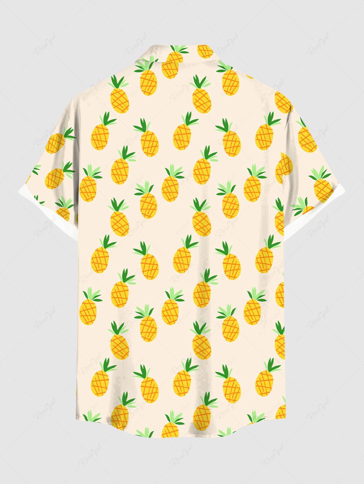 Pineapple Print Hawaii Shirt Bikini Dog And Owner Matching Outfits