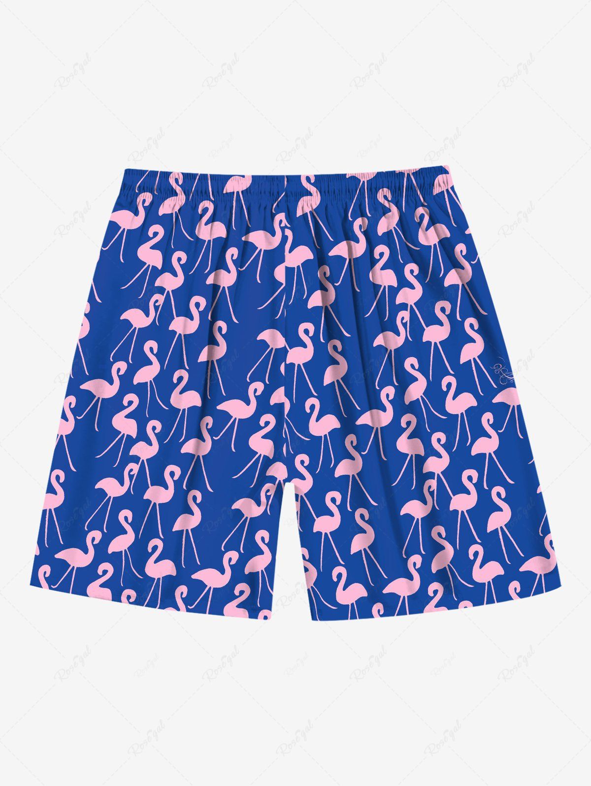Flamingo Print Hawaii Shirt and Beach Shorts Dog and Owner Matching Outfits