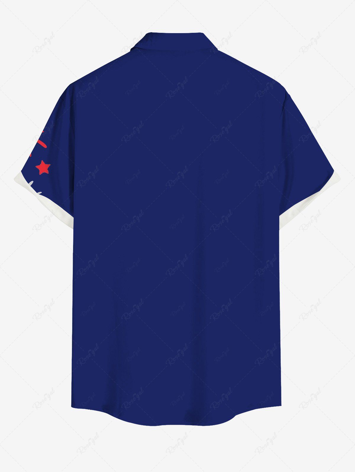 Patriotic American Flag Dog Fireworks Print Shirt Dog And Owner Matching Outfits