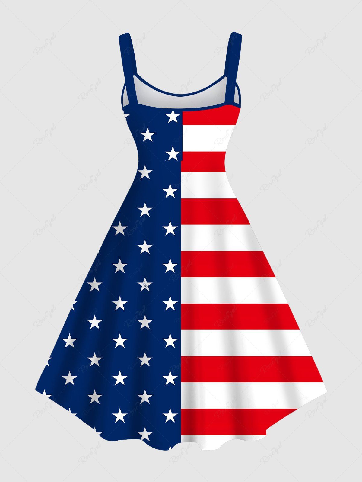 Patriotic American Flag Print Bowknot Coat With Hat and Tank Dress Dog and Owner Matching Outfits