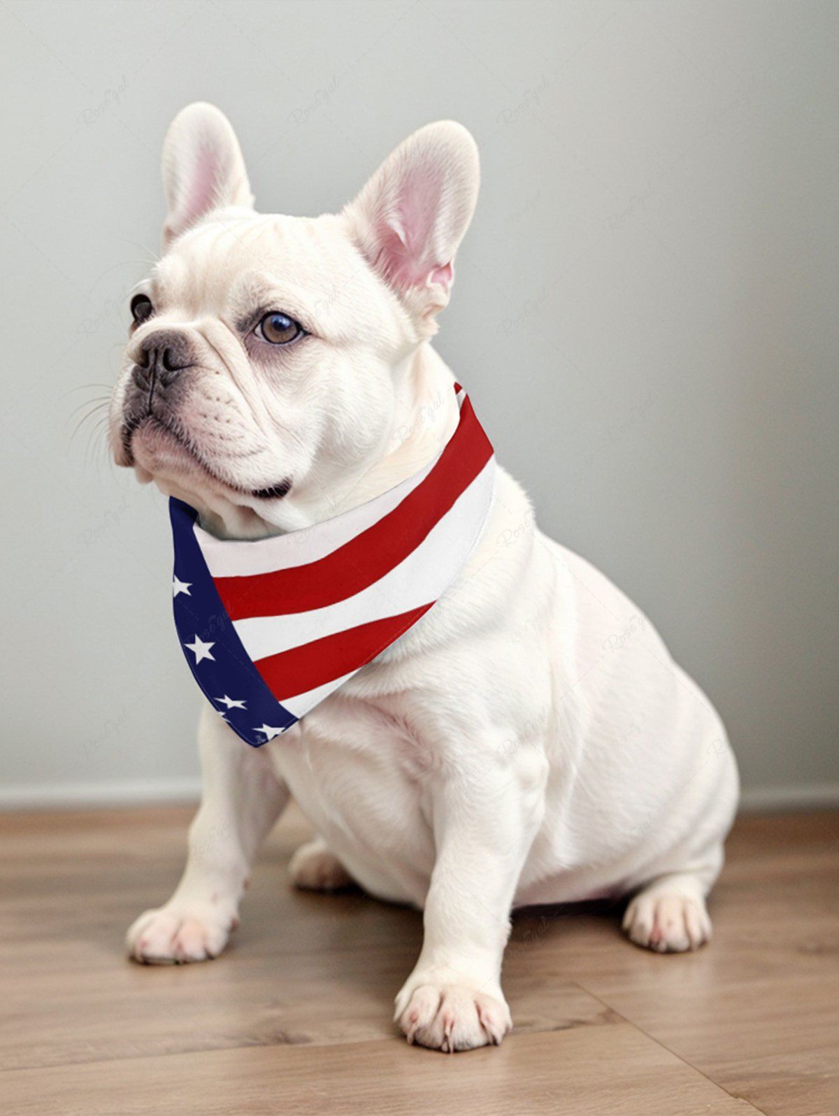 Pet's Patriotic American Flag Print Bibs Bandana