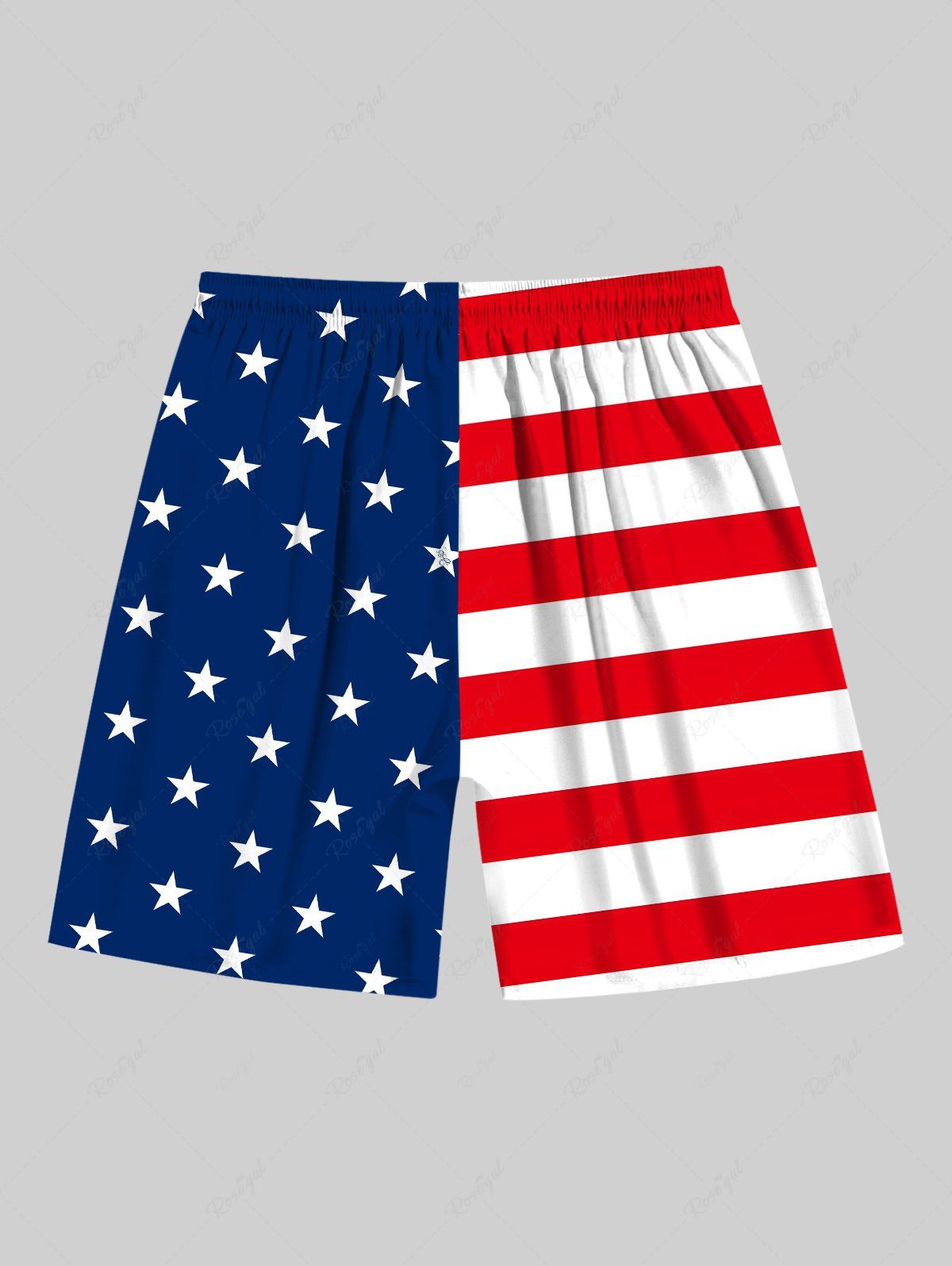 Patriotic American Flag Print Bowknot Coat With Hat and Beach Shorts Dog and Owner Matching Outfits