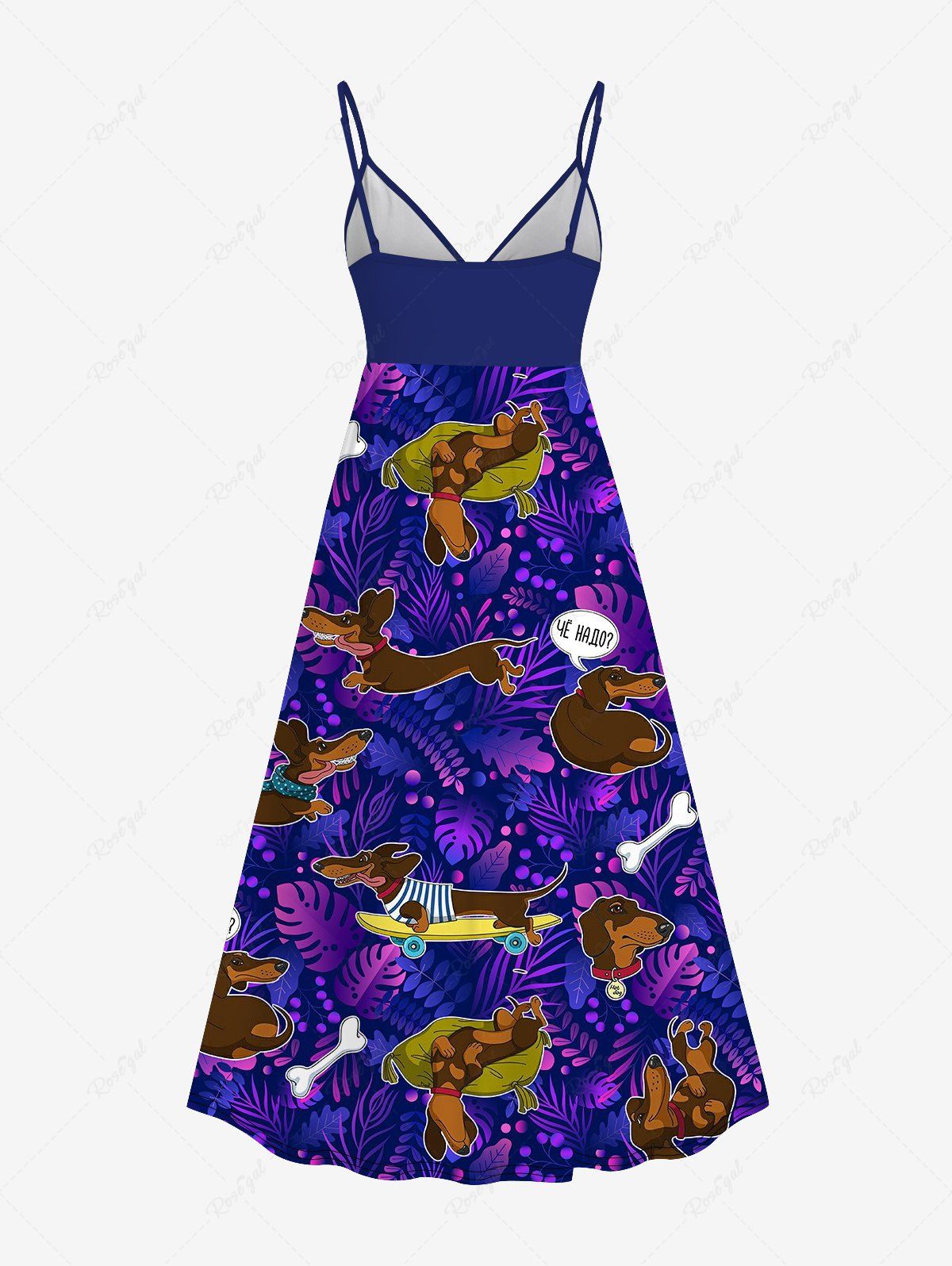Dogs Bone Tropical Leaf Print Hawaii Bibs Bandana and Cami Dress Dog and Owner Matching Outfits