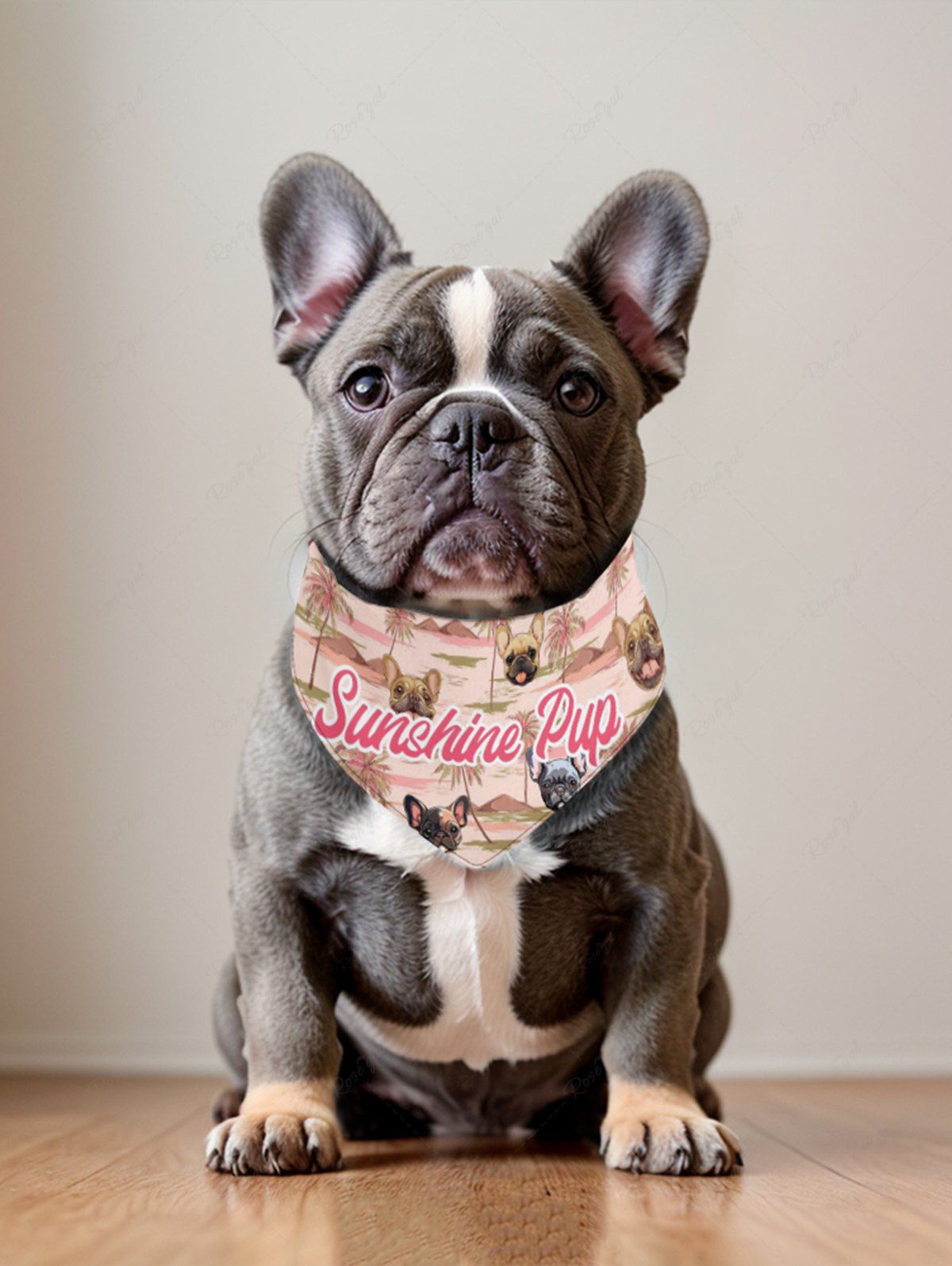 Dogs Coconut Tree Print Hawaii Bandana and Cami Dress Dog and Owner Matching Outfits