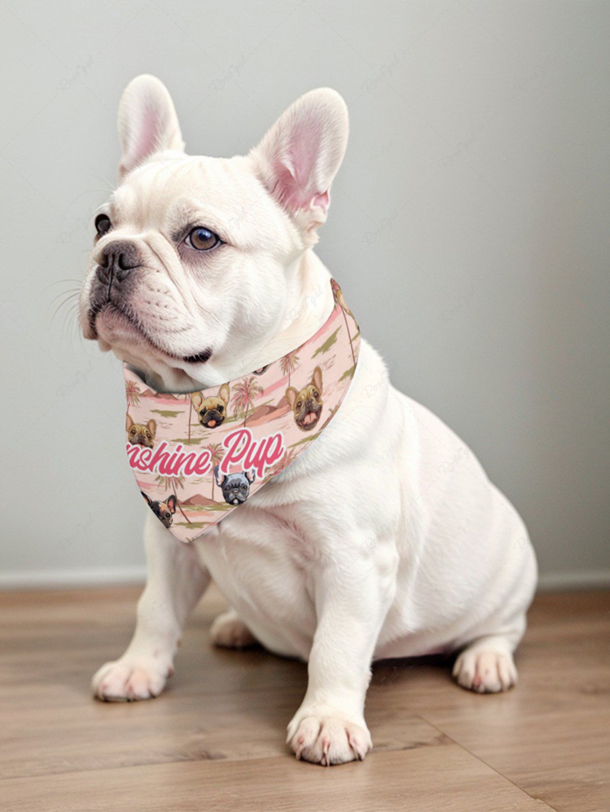 Dogs Coconut Tree Print Hawaii Bandana and Cami Dress Dog and Owner Matching Outfits