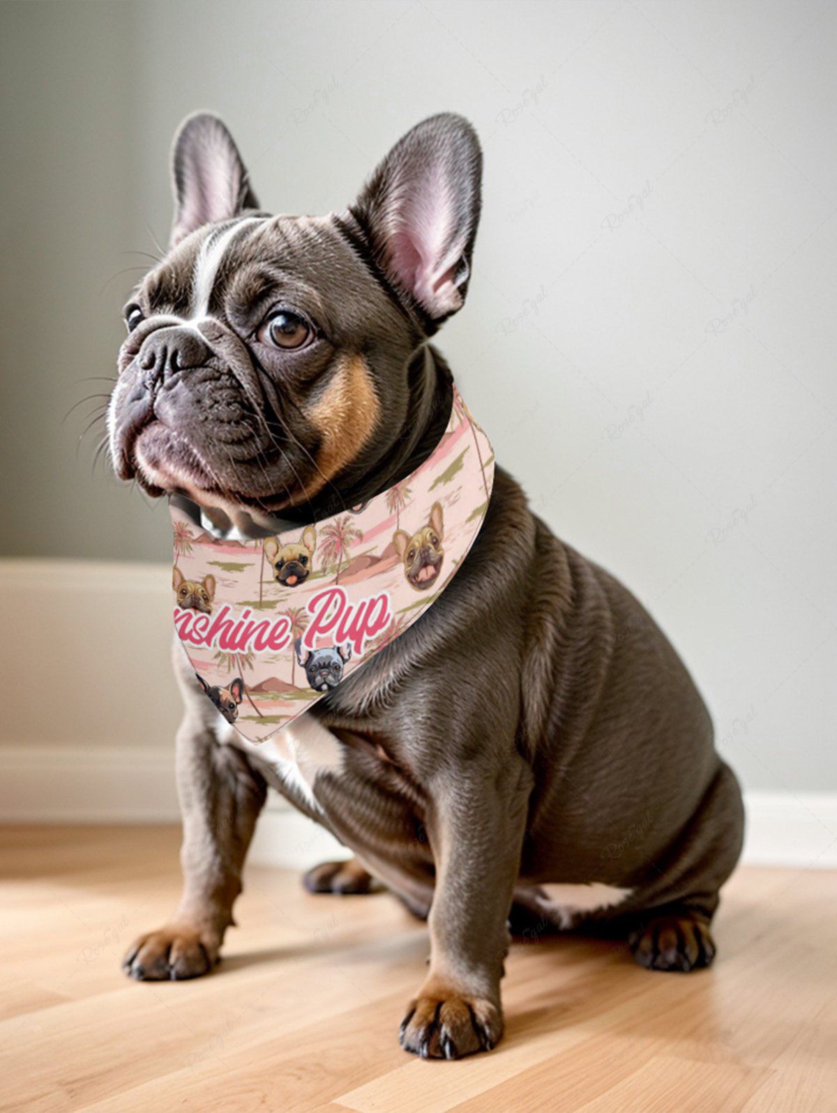 Pet's Dogs Coconut Tree Print Hawaii Bandana