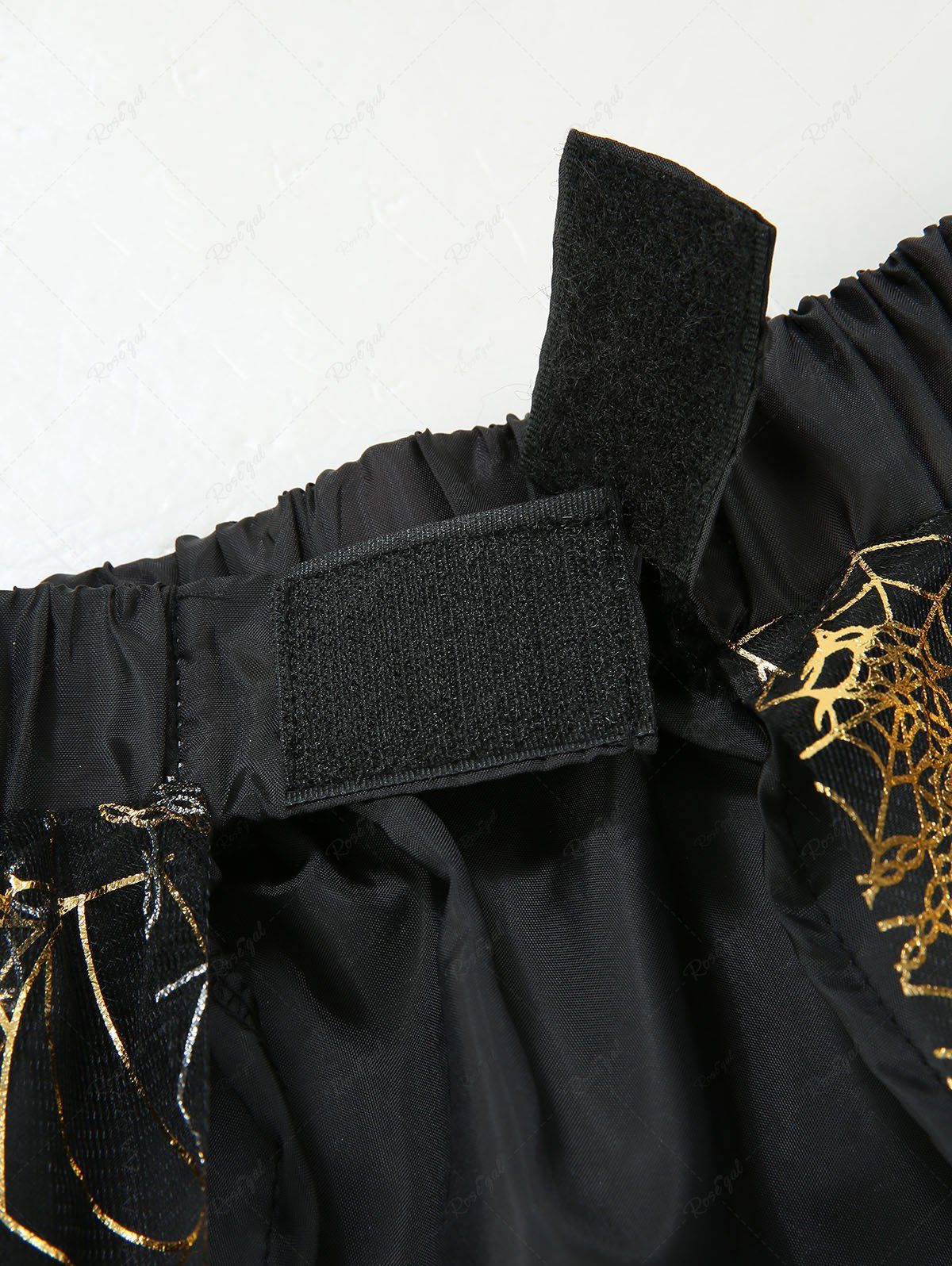Pet's Halloween Costume Spider Web Print Skirt Set