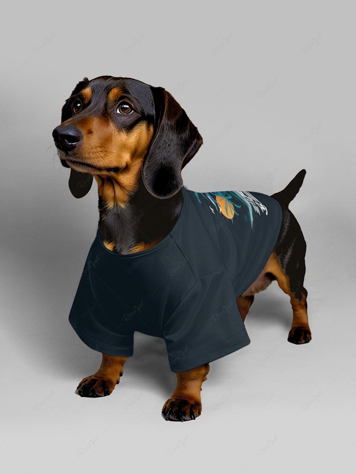 Coconut Tree Sun Printed Hawaii T-shirts Dog and Owner Matching Outfits