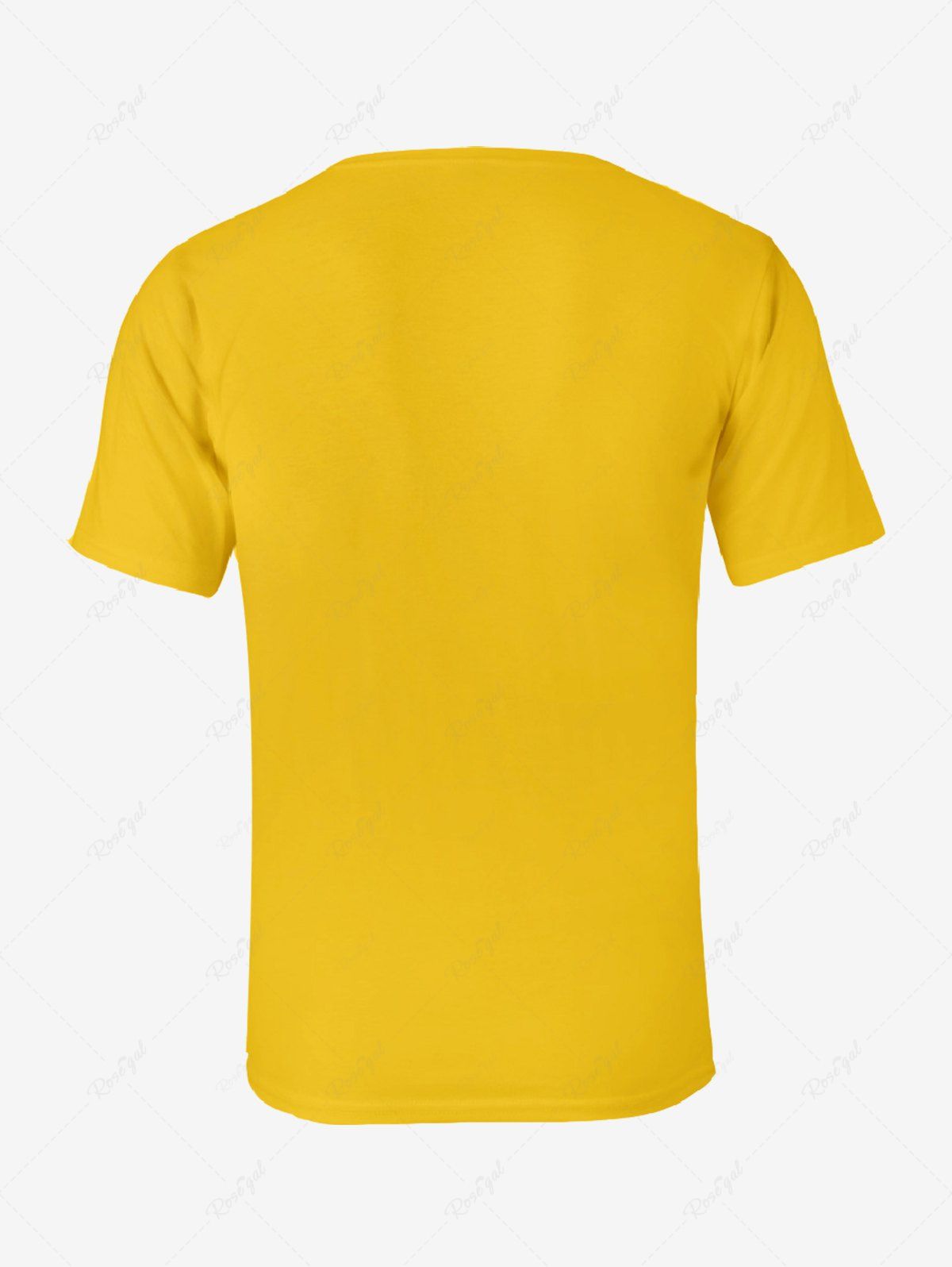 Plus Size Cute Duck Print T-shirt For Men